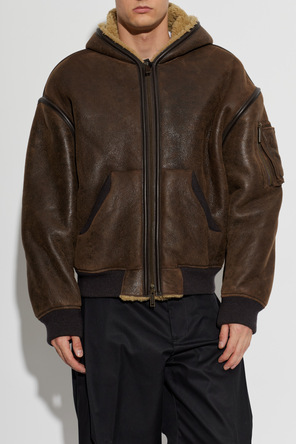 Dsquared2 Casaco de camurça com capuz