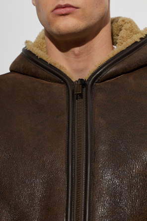 Dsquared2 Casaco de camurça com capuz