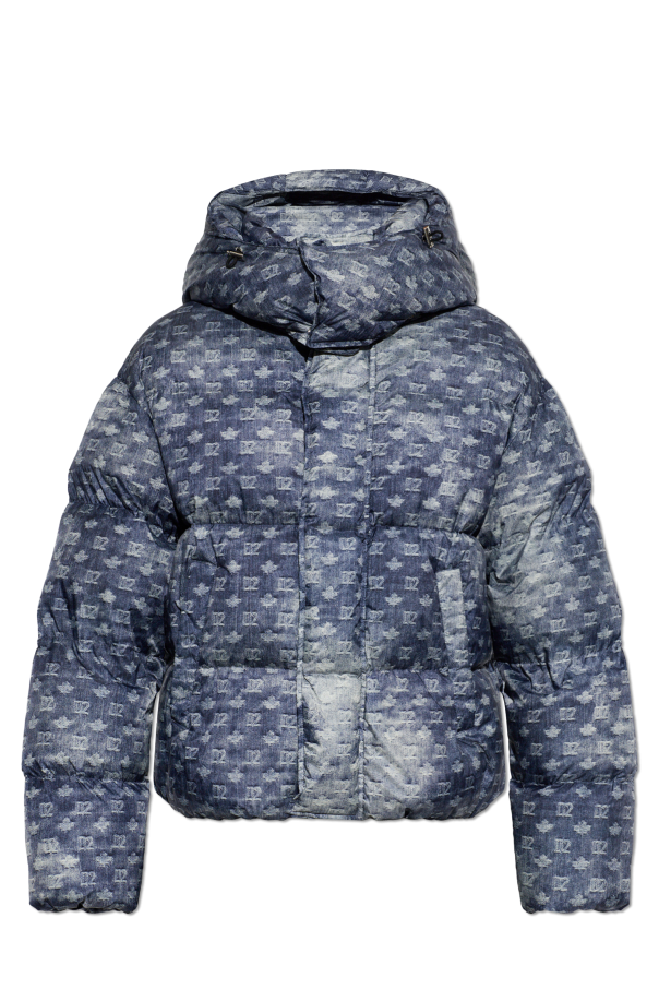 Puffer jacket with monogram od Dsquared2