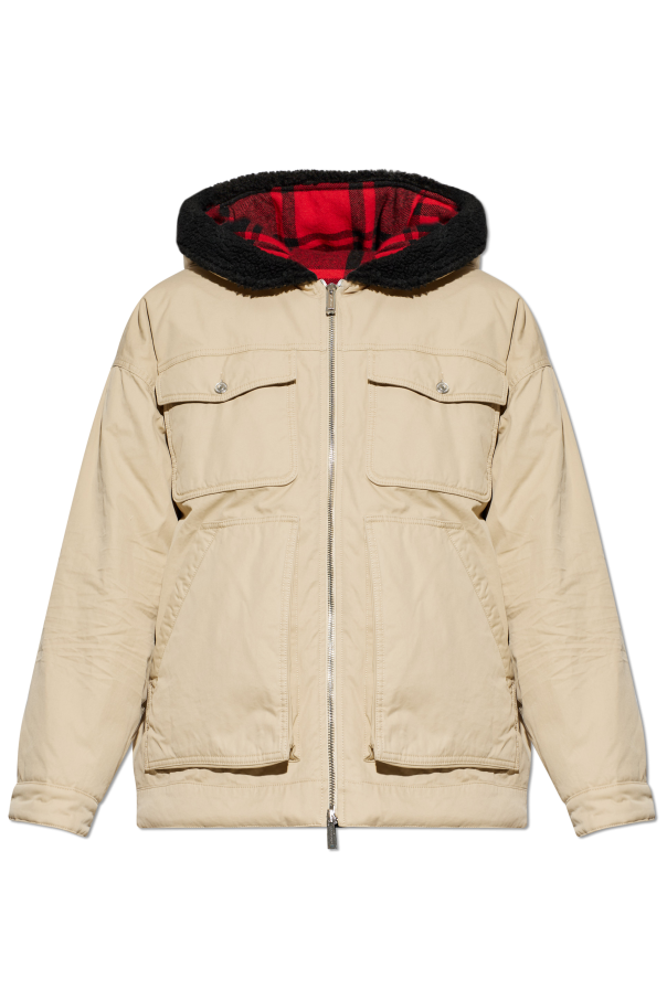 Insulated jacket with hood od Dsquared2
