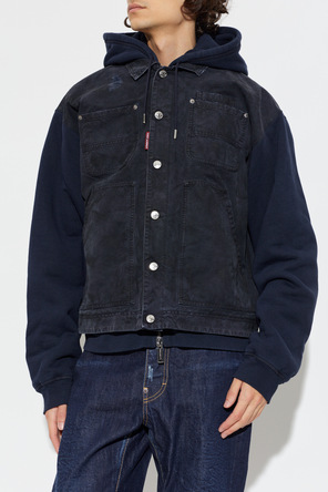 Dsquared2 Denim jacket with hood