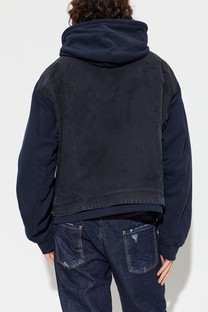 Dsquared2 Denim jacket with hood