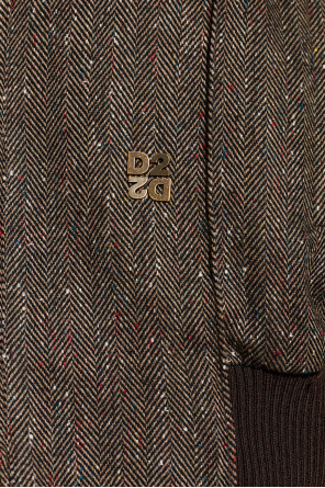 Dsquared2 Kurtka ze wzorem w jodełkę