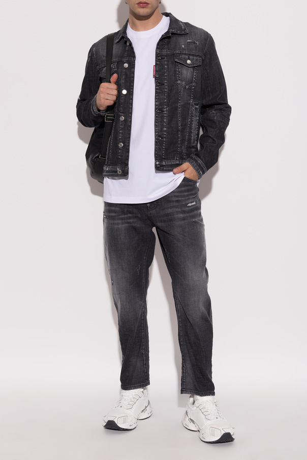 Dsquared2 Denim jacket with a vintage effect