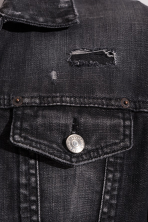 Dsquared2 Denim jacket with a vintage effect