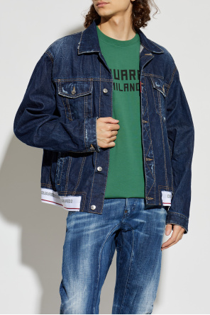 Dsquared2 Denim jacket with vintage effect