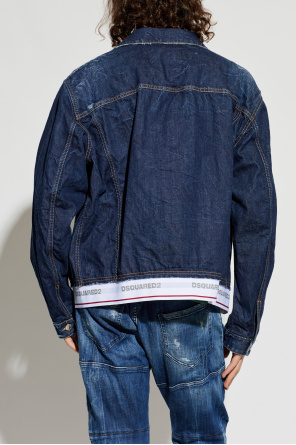 Dsquared2 Denim jacket with vintage effect
