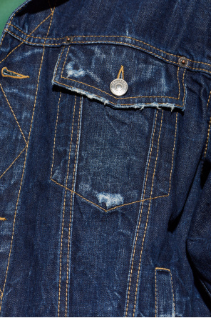 Dsquared2 Denim jacket with vintage effect