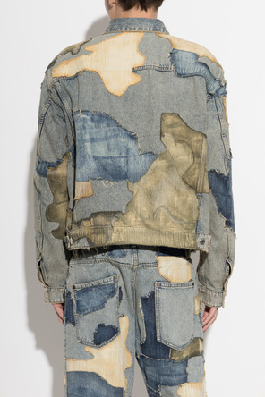 Dsquared2 Jeansowa kurtka z efektem ‘vintage’