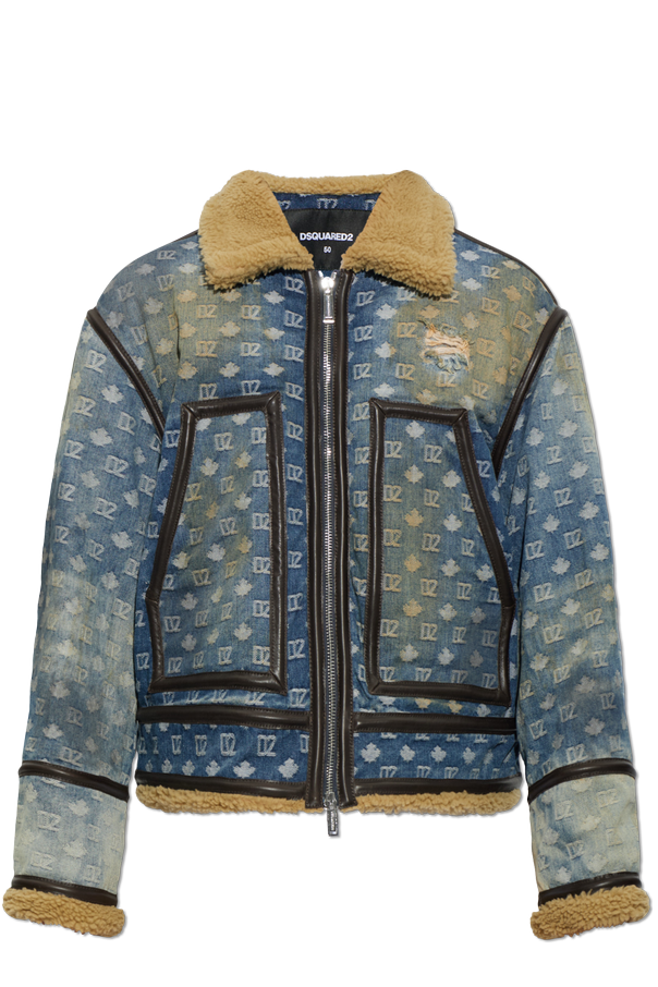 Monogram denim jacket od Dsquared2