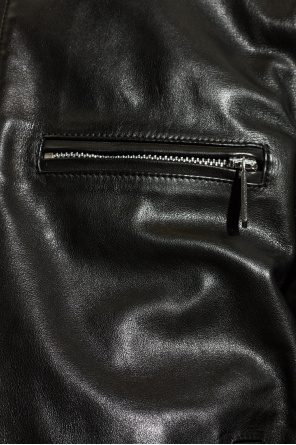 Dsquared2 Leather jacket with studs