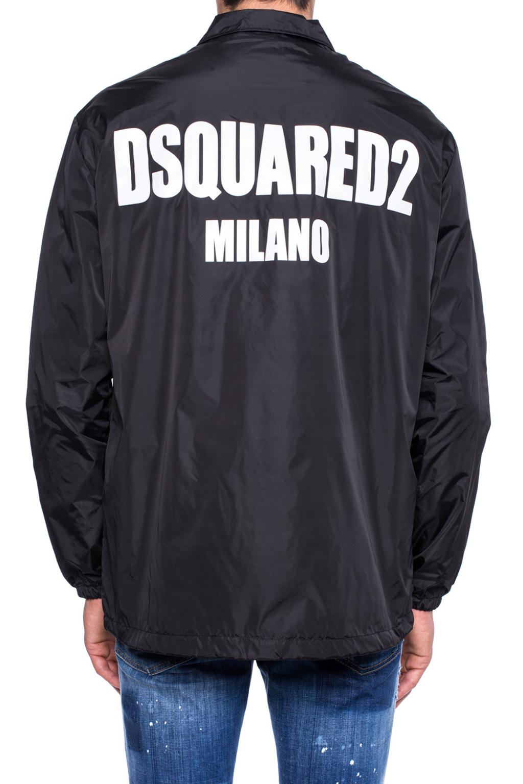 Printed rain jacket Dsquared2 - Vitkac 