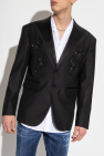 Dsquared2 BLACK Floral blazer