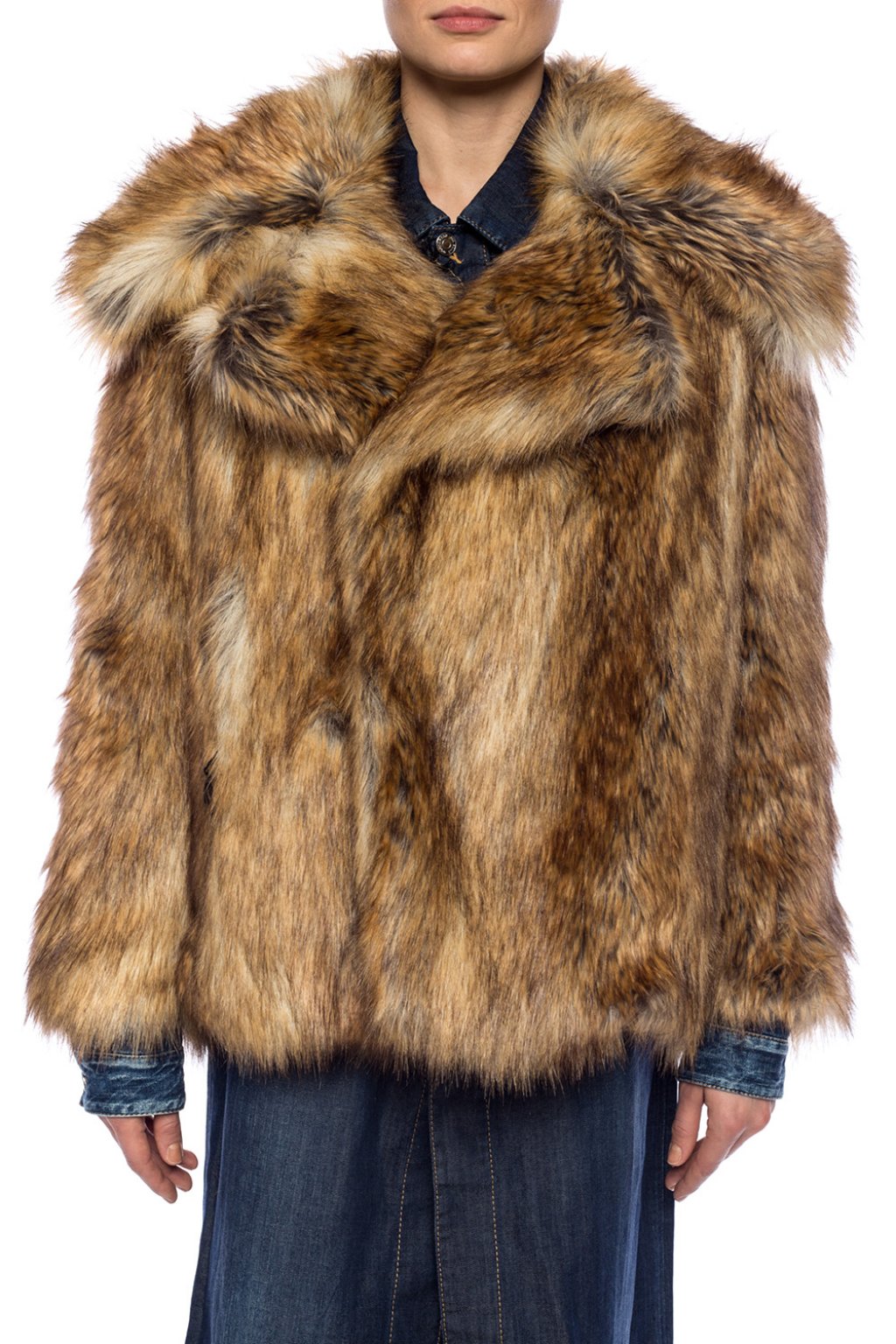 dsquared2 fur coat
