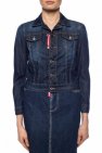 Dsquared2 NAVY BLUE Stitching details denim jacket