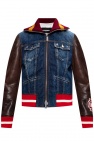 Dsquared2 NAVY BLUE Denim jacket with logo