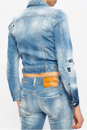 Dsquared2 Distressed denim jacket