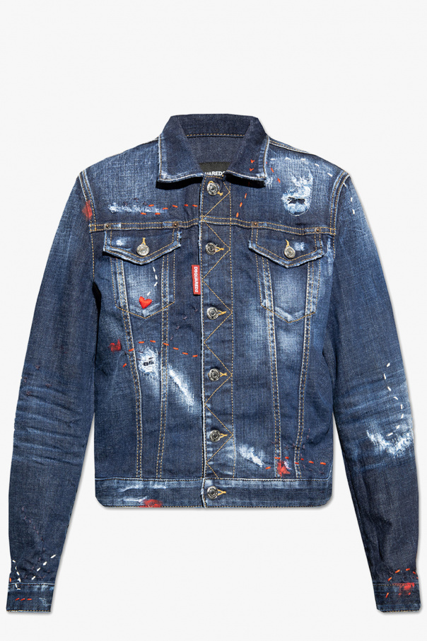 Dsquared2 Denim Wings-print jacket