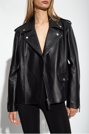 Dsquared2 Leather print jacket