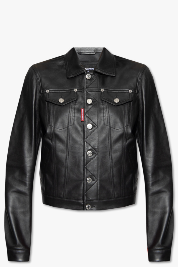 Dsquared2 Leather med jacket