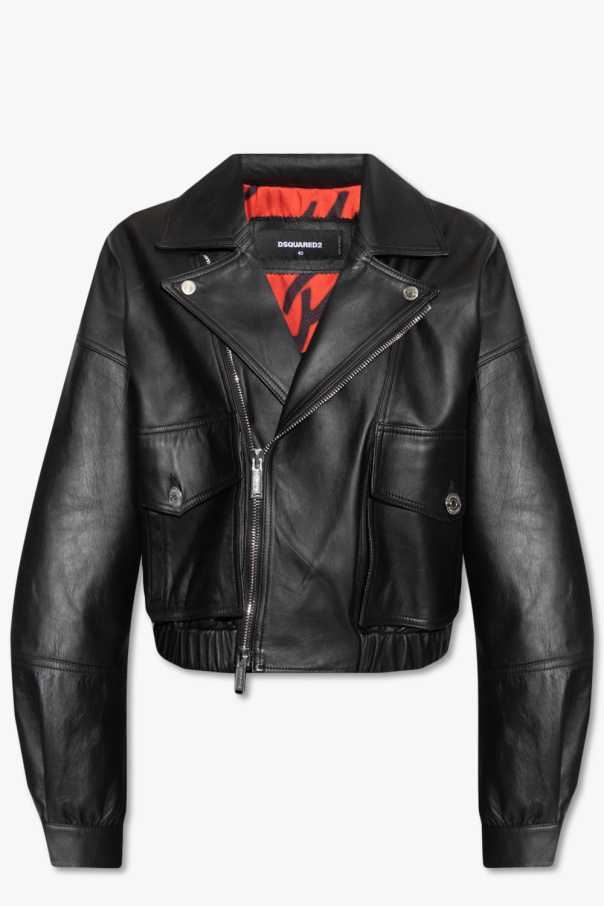 Dsquared2 Leather Philipp jacket