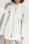 Dsquared2 Leather bomber jacket