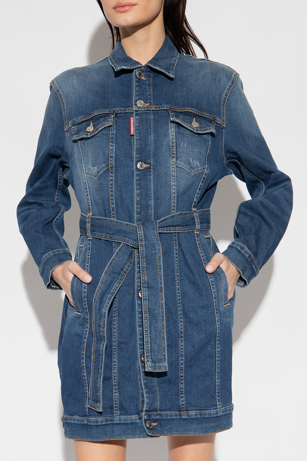 Dsquared2 Long denim jacket