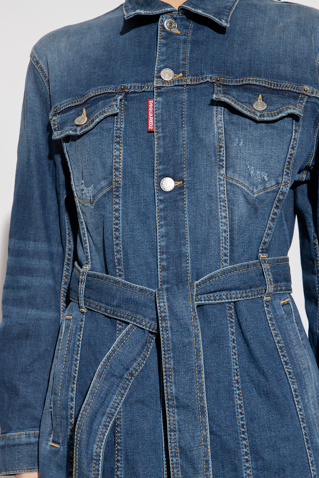 Dsquared2 Long denim jacket