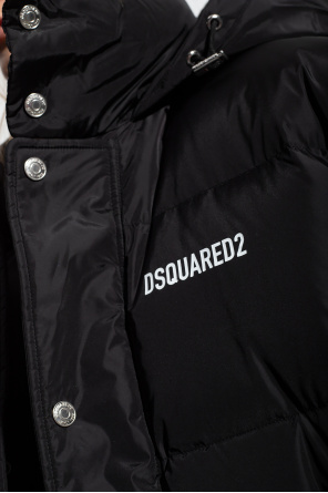 Dsquared2 Puchowa kurtka z logo