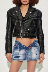 Dsquared2 BLACK Leather jacket