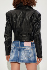 Dsquared2 BLACK Leather jacket