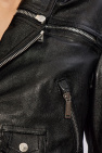 Dsquared2 BLACK Leather jacket