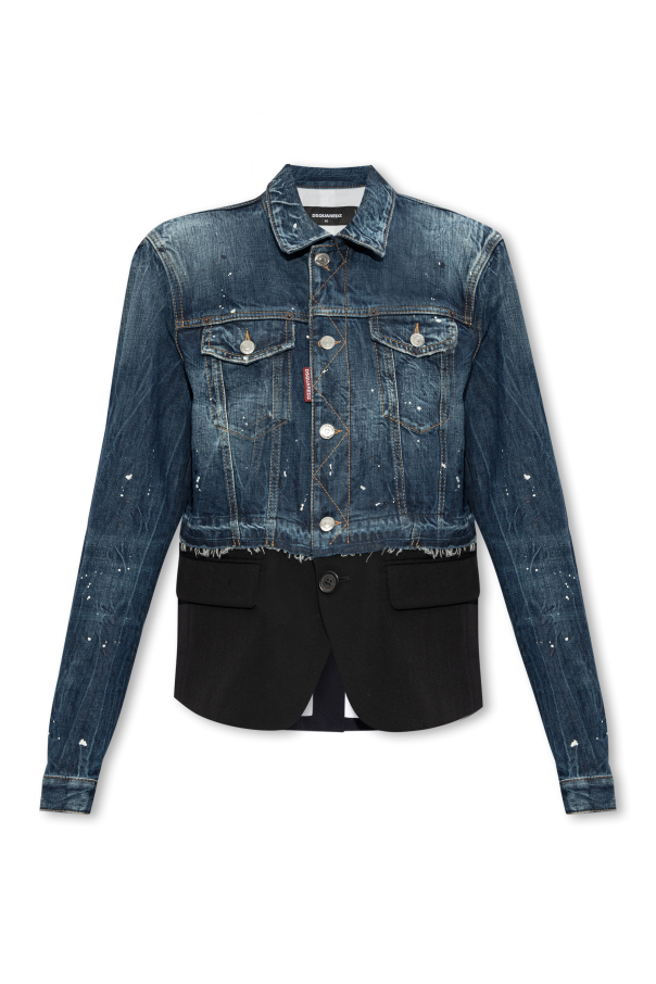Dsquared2 Blazer made of combined materials