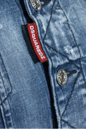 Dsquared2 Denim jacket with vintage effect