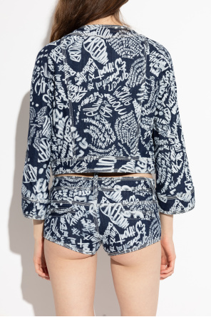 Dsquared2 Denim jacket with print