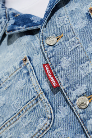 Dsquared2 Denim jacket with monogram