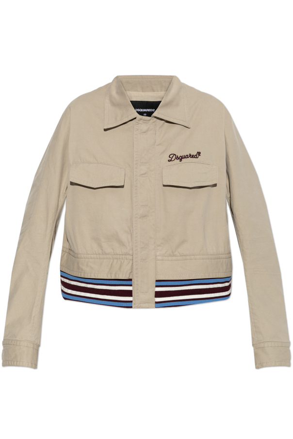 Loose-fit cotton jacket od Dsquared2