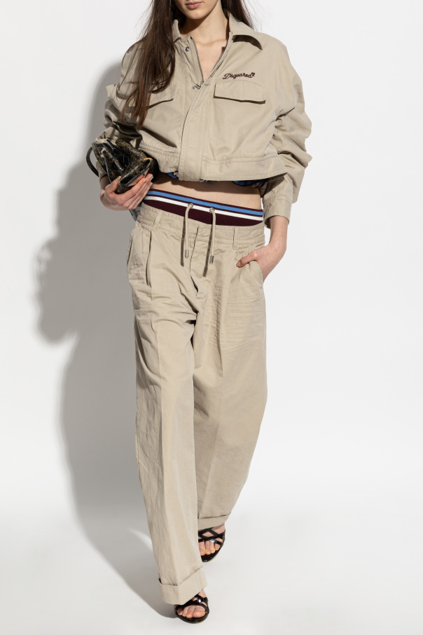 Dsquared2 Loose-fit cotton jacket