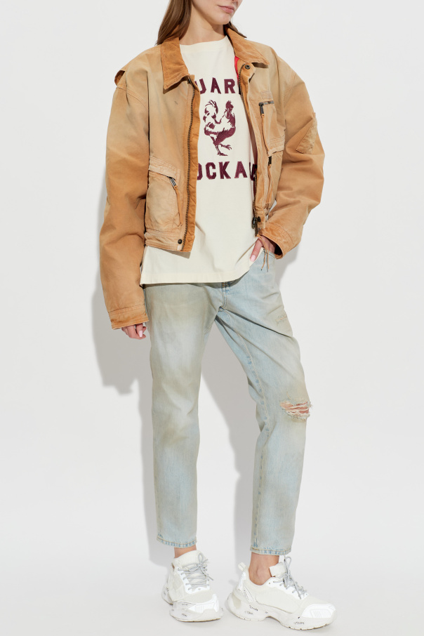 Dsquared2 Jeansjacke mit Logo