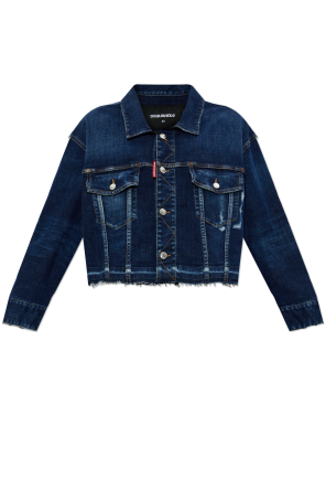 Chaqueta vaquera con efecto `vintage`