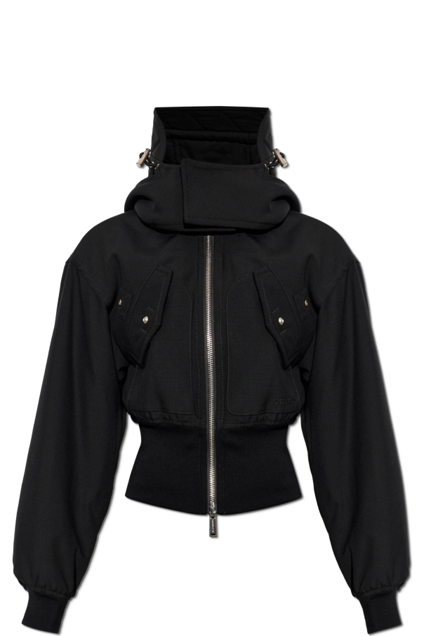Insulated jacket with detachable hood od Dsquared2