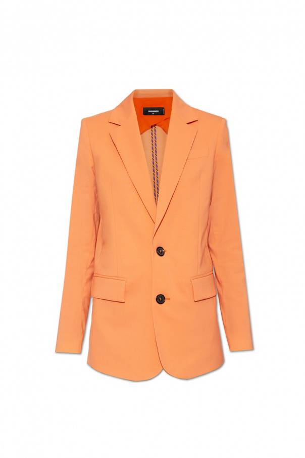 Women's Tangerine Orange Blazer