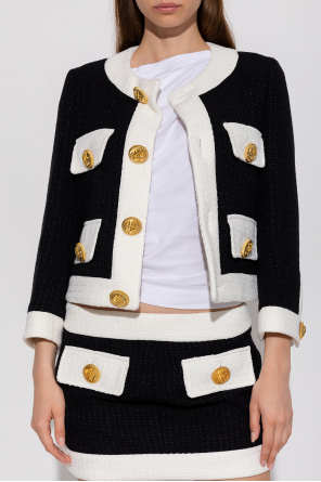 Dsquared2 no-fastening V-neck jacket