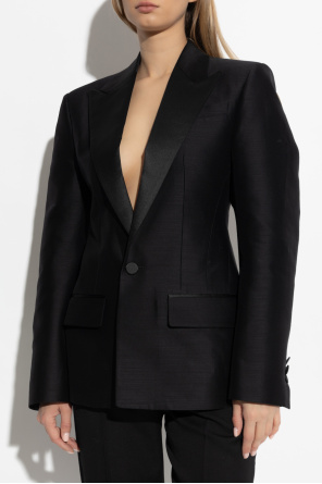 Dsquared2 Blazer with satin inserts