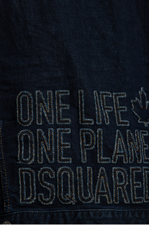 Dsquared2 Jacket BLACK ‘One Life One Planet’ collection