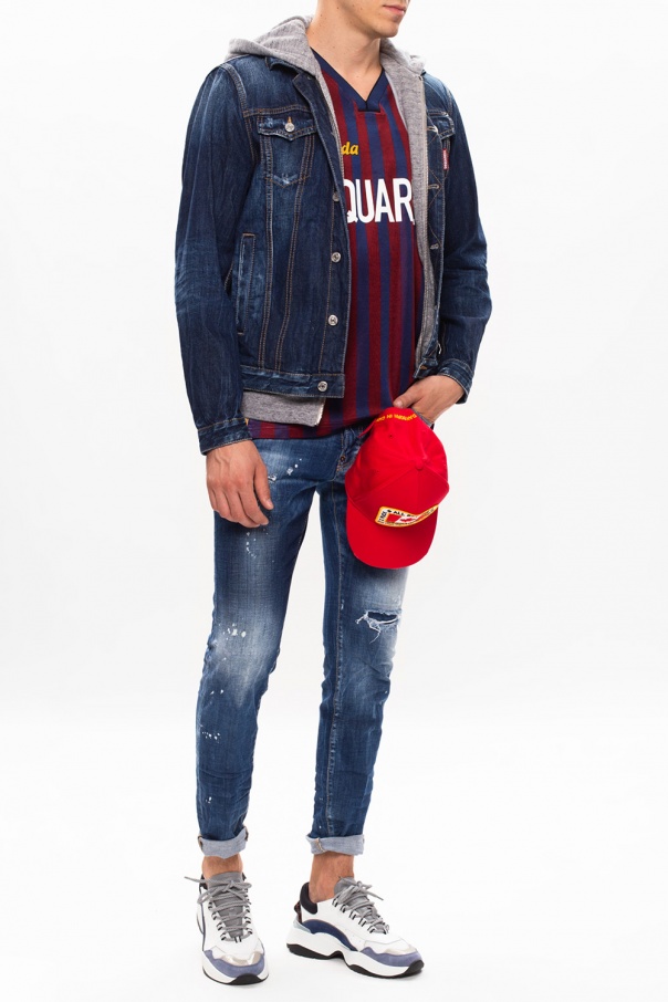 Dsquared2 Hooded denim jacket