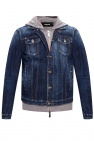 Dsquared2 NAVY BLUE Hooded denim jacket