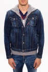 Dsquared2 NAVY BLUE Hooded denim jacket