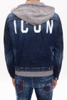 Dsquared2 NAVY BLUE Hooded denim jacket