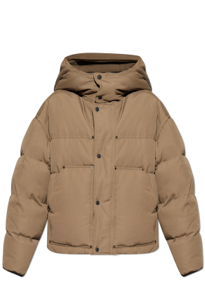 Puffer jacket with logo